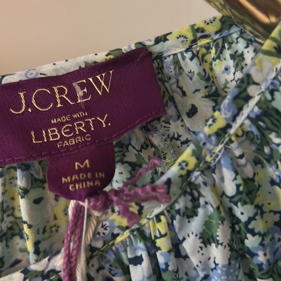 Jcrew made with Liberty Floral Dress nwt - Picture 4 of 6